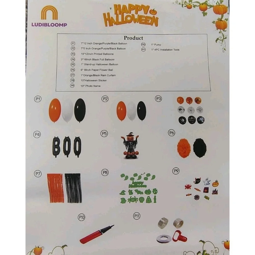 Halloween Decoration Party Kit